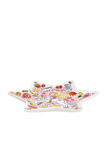 Blond Amsterdam Teller Einhorn in Bunt - 22cm