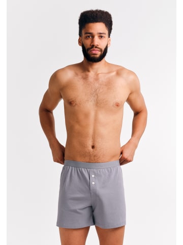 Erlich Textil  CASUAL COTTON BOXERS in steingrau