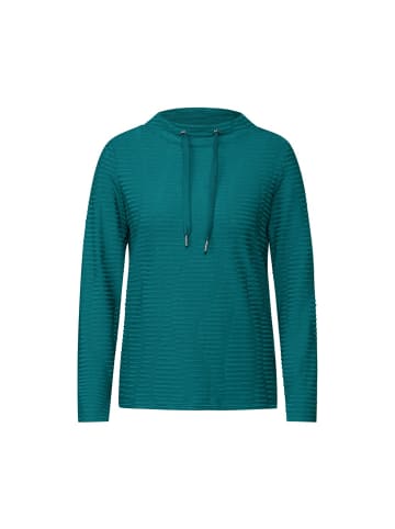 Cecil Langarmshirt in petrol green