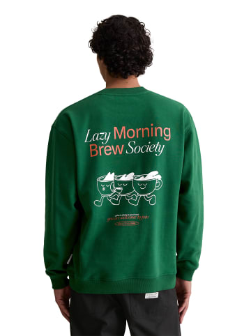 Marc O'Polo DENIM Sweatshirt relaxed in Rich Emerald