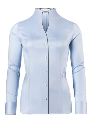 Vincenzo Boretti Bluse tailliert in eisblau