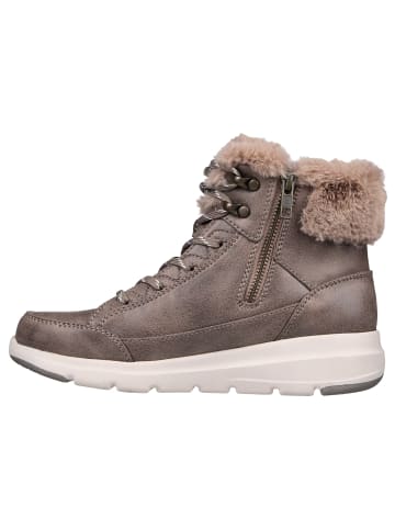 Skechers Winterstiefelette GLACIAL ULTRA - COZYLY in dark taupe