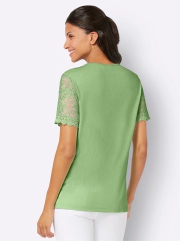 Sieh an! Rundhals-Shirt in reseda