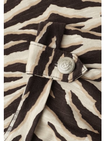 Street One T-Shirt in schoko beige