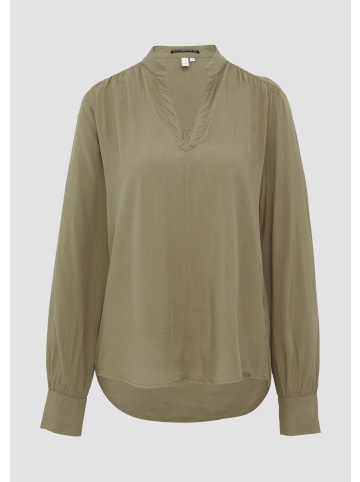 QS Bluse in 7854_tannengrün