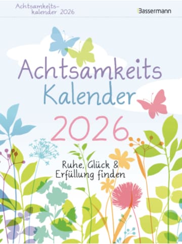 Bassermann Verlag Kalender - Achtsamkeitskalender 2026. Der entspannte Abreißkalender