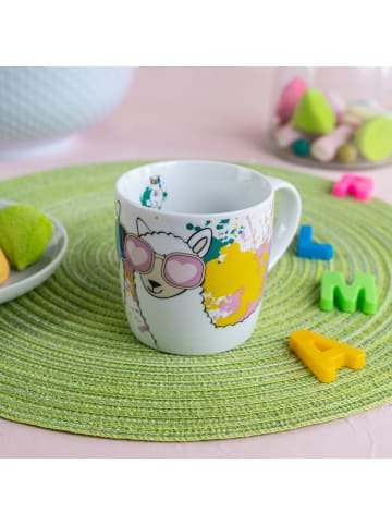 Geda Labels Tasse Lama Kids in Gelb - 250ml