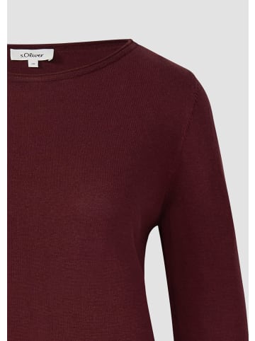 s.Oliver Strickpullover langarm in Rot