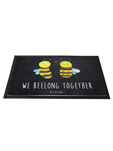 Mr. & Mrs. Panda Abtretmatte Biene Verliebt mit Spruch in Kreidetafel