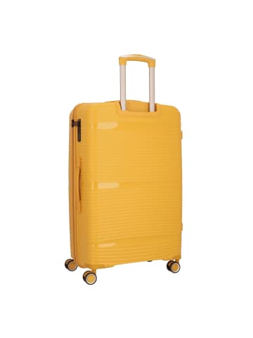 D&N Travel Line 4200 4 Rollen Trolley L 77 cm in yellow