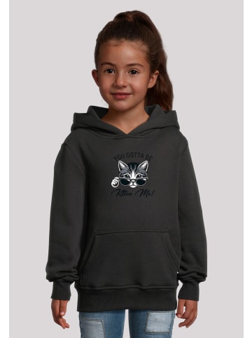 F4NT4STIC Basic Kids Hoodie Kätzchen You Gotta Be Kitten Me! in schwarz