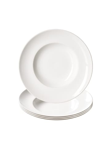 Ritzenhoff & Breker 4er Set Pastateller Volos ø 30,5 cm in weiß