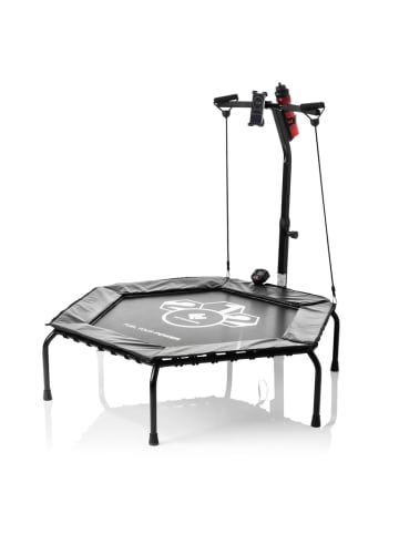 FitEngine Fitness-Trampolin Smart - 5-fach höhenverstellbarer Haltegriff