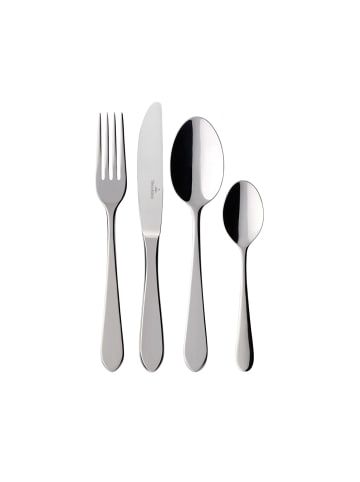 Villeroy & Boch 30er Set Tafelbesteck Oscar silber in silber