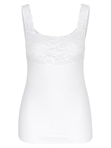 Nina von C. Unterhemd / Top Fine Cotton in Weiß