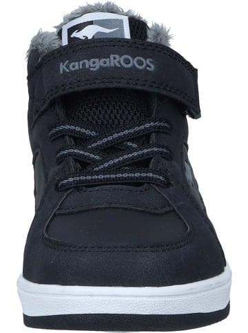 Kangaroos Freizeit Stiefel in jet black/steel grey
