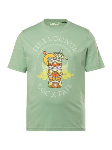 Men Plus Kurzarm T-Shirt in türkis