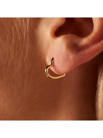 Lucardi 925 Silber Ohrringe Herz