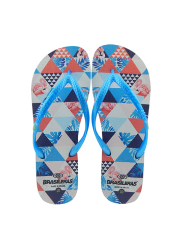 Brasileras Zehentrenner "Printed 21 Axon" in Hellblau