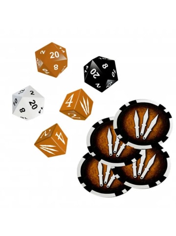 Ulisses Spiele! Das Schwarze Auge, DSA5 Einsteigerbox: Streuner, Würfel- & Chipset