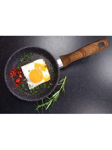 Stoneline Bratpfanne 16 cm | ohne Deckel in Anthrazit