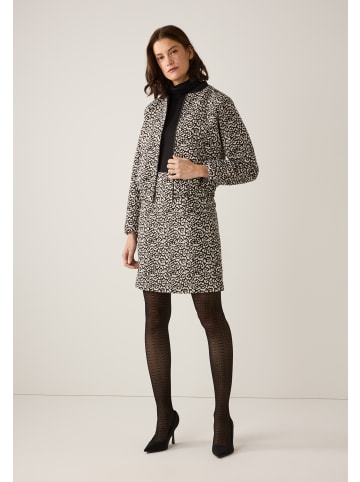 More & More stylisher Blouson, Leo-Muster in shiny jacquard