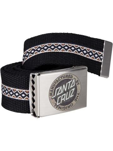 Santa Cruz Gürtel "Carved MFG Belt" in Schwarz