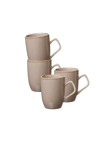Ritzenhoff & Breker 4er Set Henkelbecher Casa 380 ml in Grau