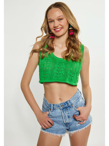 myMo Crop-Top in Grün