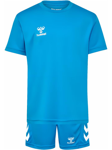 Hummel Kinder Trainingsanzug "Hmllogo Set Kids" in Blau