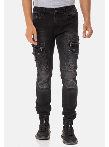 Cipo & Baxx Jeanshose in BLACK