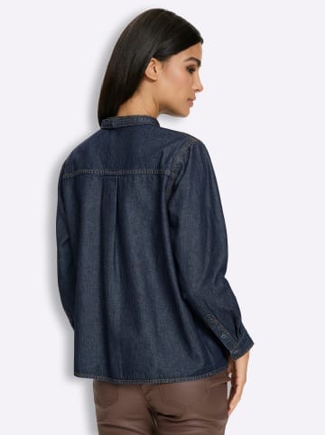 Heine Jeansbluse in dark blue