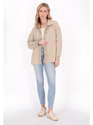 Usha Women Jacket in Cream Gold