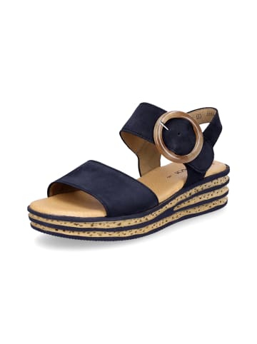 Gabor Fashion Plateau-Sandalette in dunkelblau