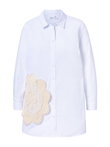 MIAMODA Bluse in schneeweiß