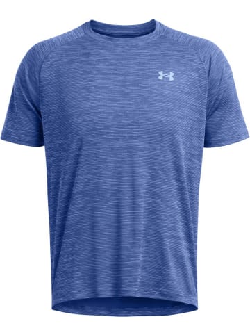Under Armour Sportshirt "Ua Tech Textured Ss" in Blau
