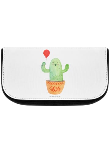 Mr. & Mrs. Panda Kulturtasche Kaktus Luftballon ohne Spruch in Weiß