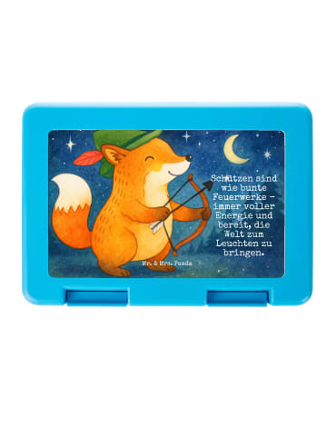 Mr. & Mrs. Panda Essensbox Schütze Astrologie Design mit Spruch in Weiß