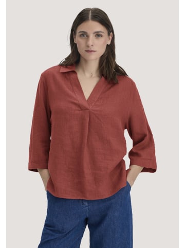 Hessnatur Bluse in terrakotta