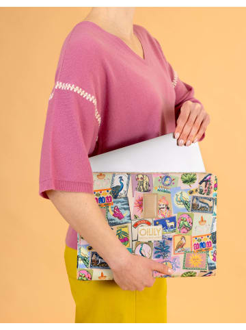 Oilily Libby Laptop Sleeve in Beige