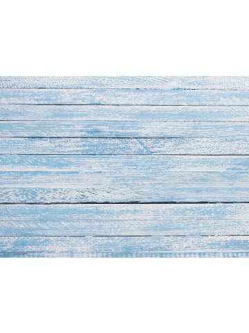 Cover-your-desk.de  Tischsets I Platzsets abwaschbar - Blaue Holzbretter im Vintage-Look - aus erstklassigem Vinyl (Kunststoff Ð BPA-frei) - 4 Stück - 44 x 32 cm - rutschfeste Tischdekoration