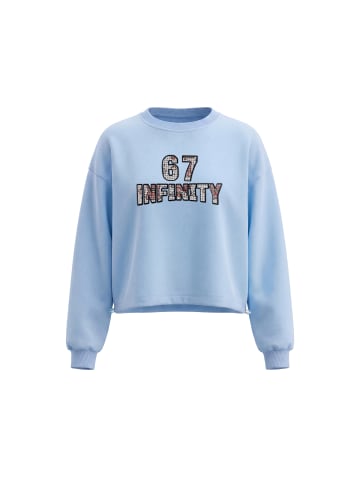 myMo Women Sweatshirt in Light Blue