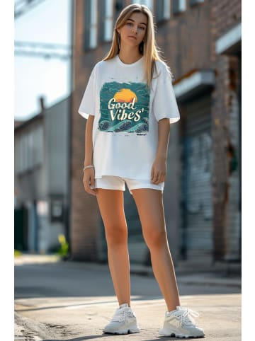 Reichstadt Reichstadt Oversized T-Shirt Damen  24RSW057 Sunset Vibes L