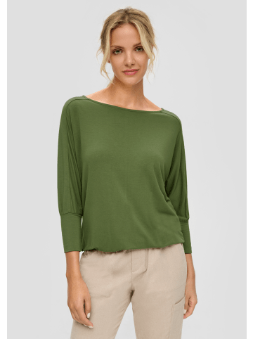 s.Oliver T-Shirt 3/4 Arm in Olive