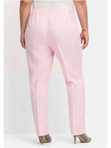 sheego Gerade Hose in rosé