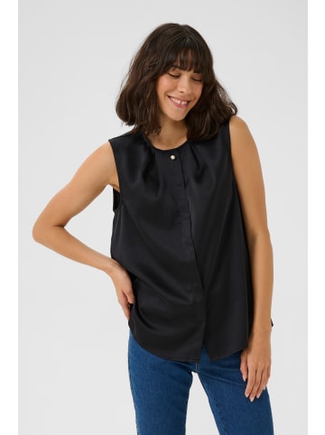 Kaffe Ärmellose Bluse KAvera Regular fit in Black Deep