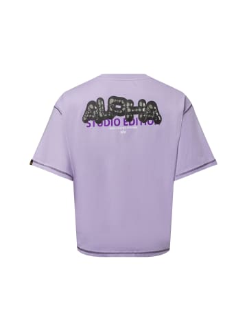 Alpha Industries T-Shirt Studio Bubble in flieder