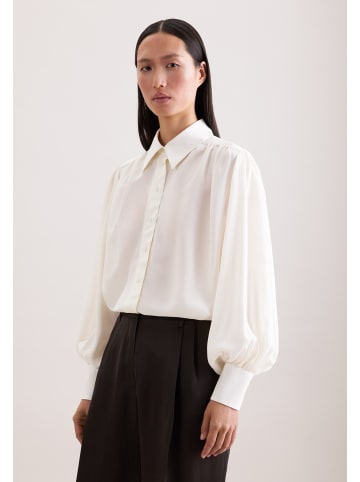 Seidensticker Ausgestellte Bluse Regular in Weiß