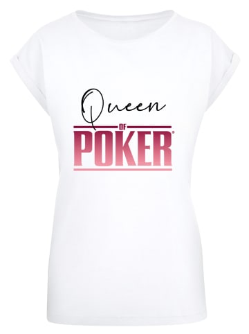 F4NT4STIC T-Shirt Queen of Poker in weiß