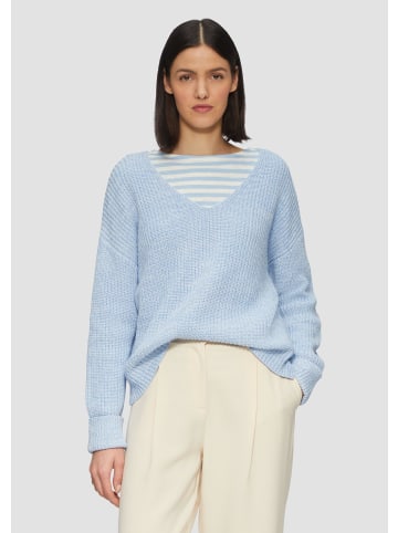 s.Oliver Strickpullover langarm in Blau
